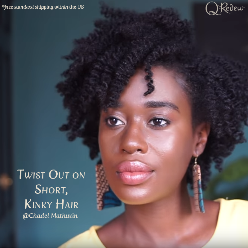 Twist Out on Short, Kinky Hair w/ Chadel Mathurin