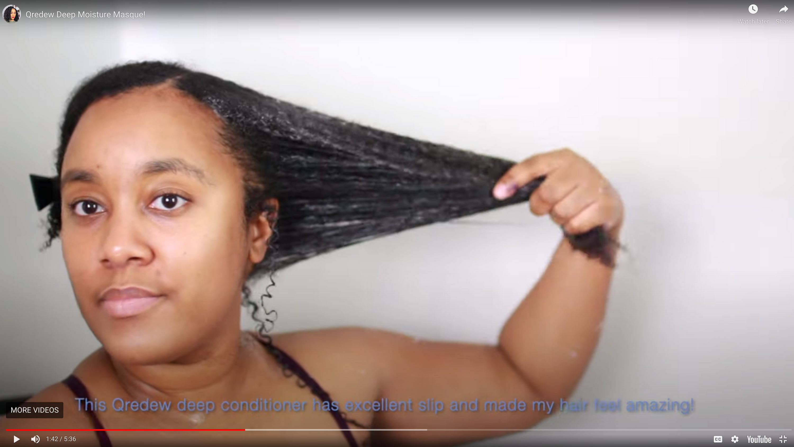 VIDEO: Q-Redew Deep Moisture Masque!