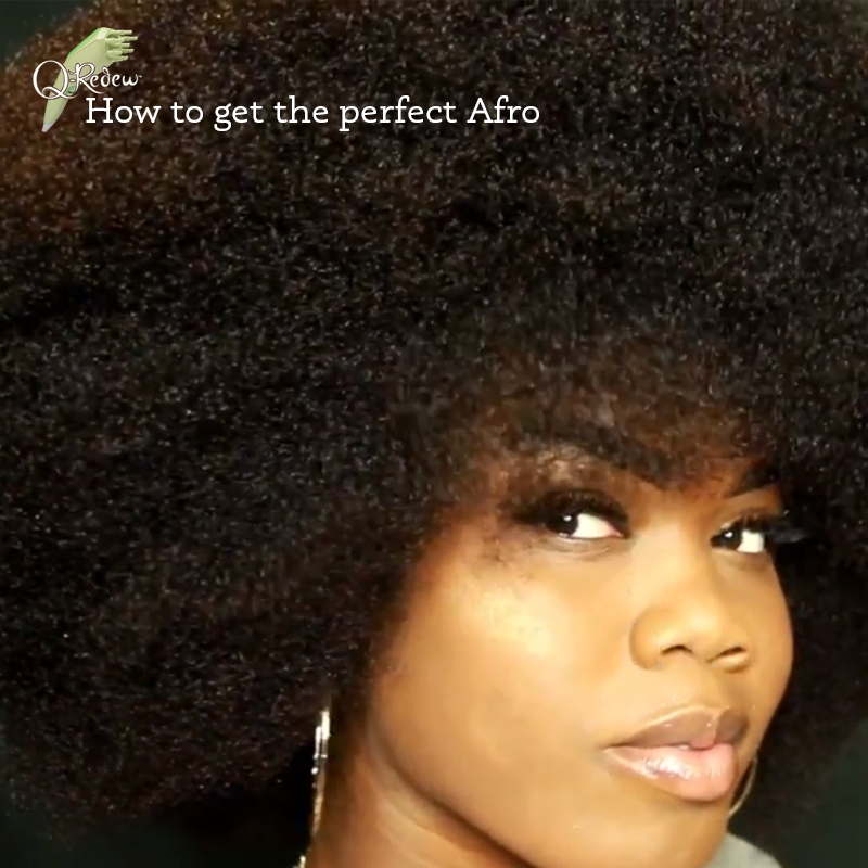 How to get the perfect fro!