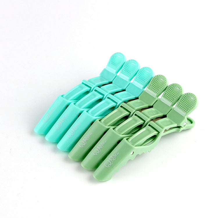 6Pack DewClip Alligator Hair Clips QRedew
