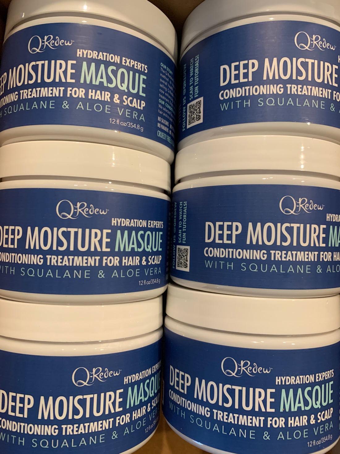 Six-Pack: Q-Redew Deep Conditioning Moisture Masque Hair Mask Value Offer: 6 for $40.